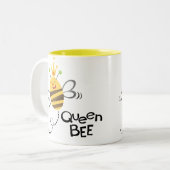 Queen BEE, Coffee Mok (Voorkant links)