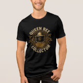 Queen Bee Collector - imker hobbyist Tri-Blend Shirt (Voorkant)