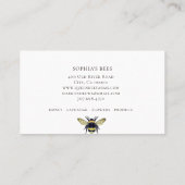 Queen Bee Crown Apiary Honing Producten Visitekaartje (Achterkant)