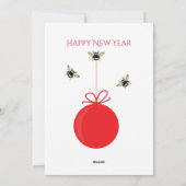 Queen Bee Crown Honey Carte blanche de vacances d' (Dos)