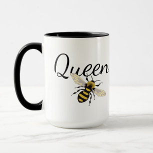Queen Bee Custom Gift for Wife Vriendin Coffee Mok