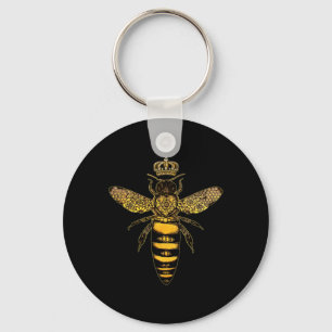 Queen Bee Earth Day Natuur Love Save the B Sleutelhanger