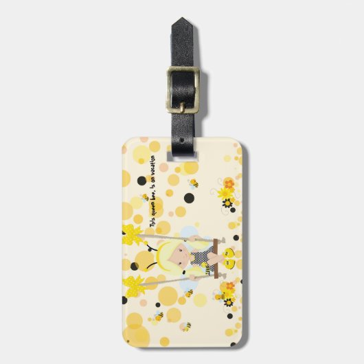 Queen Bee, étiquette bagage (Devant Vertical)