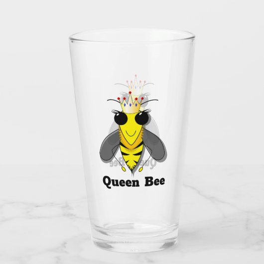 Queen Bee Glas (Achterkant)