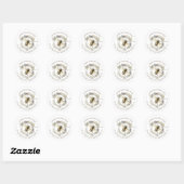 Queen Bee Gold Ornate Frame Étiquette de savon de  (Feuille)