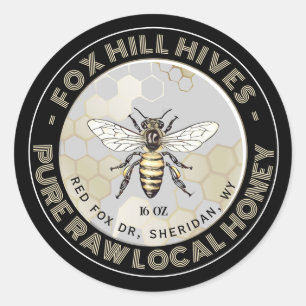 Queen Bee Honey Honingraat op Black Label