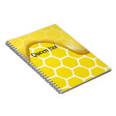 Queen Bee honingraathoning Notitieboek (Rechterzijde)