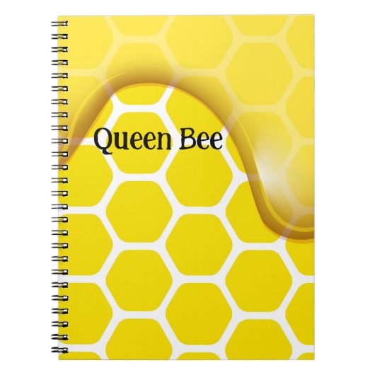 Queen Bee honingraathoning Notitieboek (Voorkant)