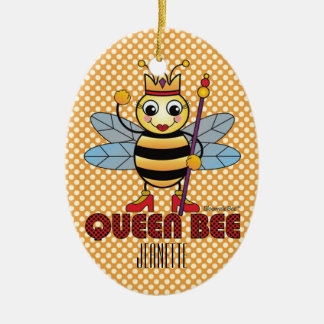 Queen Bee Keramisch Ornament