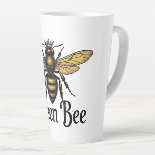 Queen Bee Latte Mug (Angle droit)