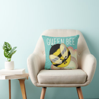 Queen Bee Leuke Bumble Bee Gepersonaliseerd Kussen