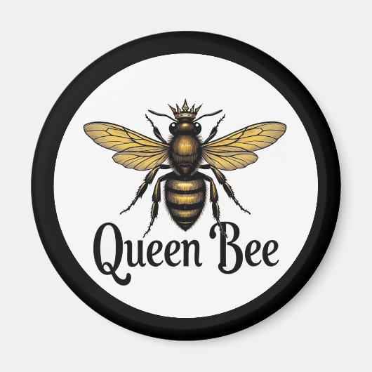Queen Bee  Magneet (Voorkant)