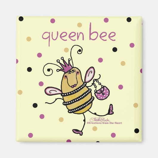 Queen Bee Magneet (Voorkant)