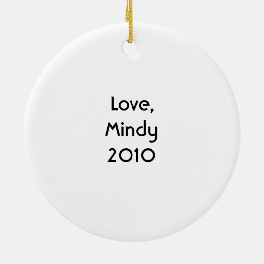 Queen Bee Ornament (Achterkant)