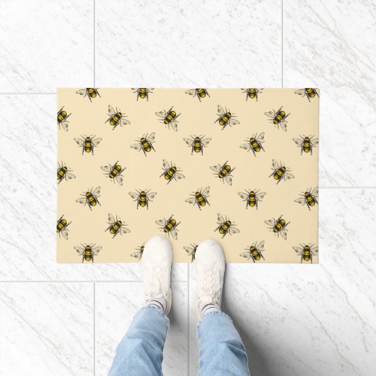 Queen Bee Pattern Deurmat (Binnen)