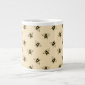 Queen Bee Pattern Extra Grote Beker (Voorkant)