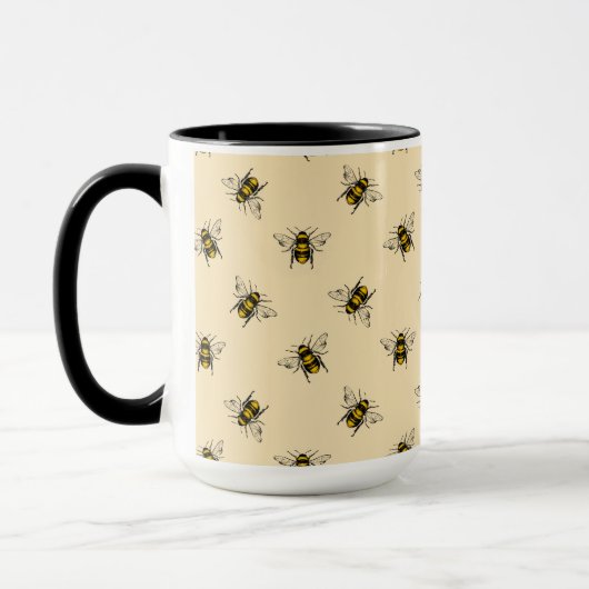 Queen Bee Pattern Mok (Links)