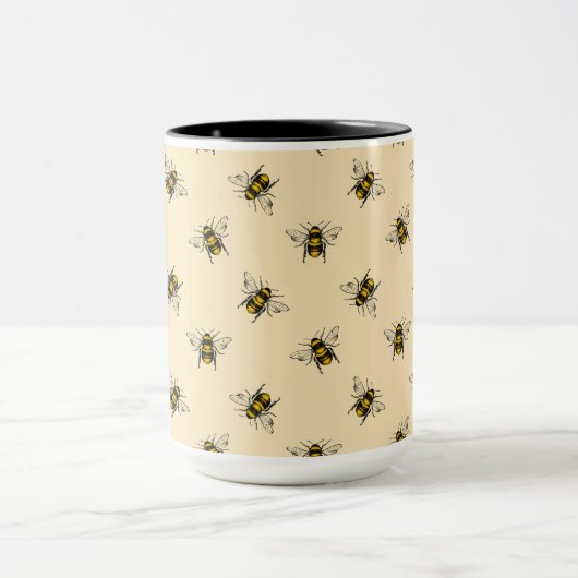 Queen Bee Pattern Mok (Midden)