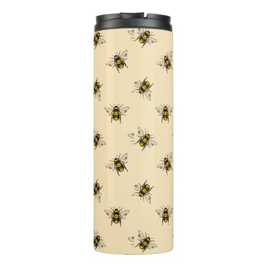 Queen Bee Pattern Thermosbeker (Achterkant)