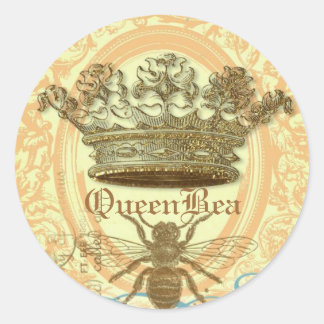 Queen Bee ronde afdichtingen of Stickers
