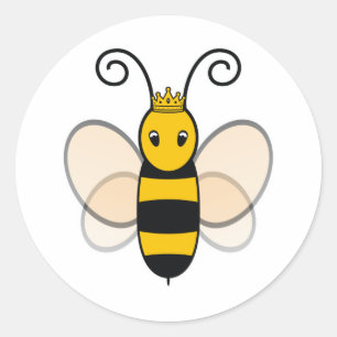 Queen Bee Ronde Sticker