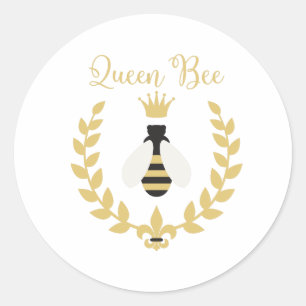 Queen Bee Ronde Sticker