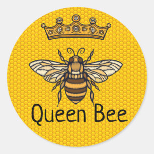 Queen Bee Ronde Sticker