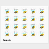 Queen Bee Ronde Sticker (Vel)