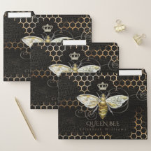  Queen Bee Royal Crown Honingraat Zwart