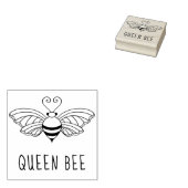 Queen Bee Rubberstempel (Gestempeld)