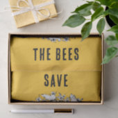 Queen Bee Save the Bees Vlinder Krans Geel Tissuepapier (Geschenk)