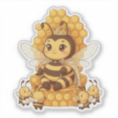 Queen Bee Sticker (Voorkant)
