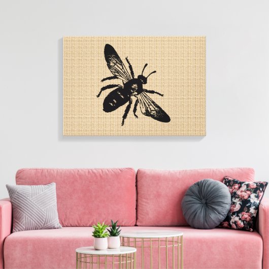 Queen Bee sur toile (Insitu(Salon))