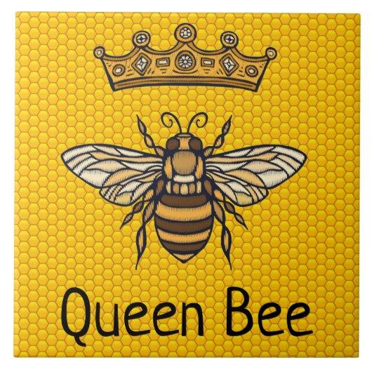 Queen Bee Tegeltje (Voorkant)