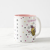 Queen Bee Tweekleurige Koffiemok (Voorkant rechts)