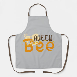 Queen Bee Typografie Schort
