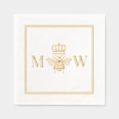 Queen Bee W/ Couronne #2Couple 2 Monogramme initia (Recto)
