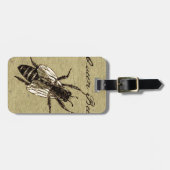 Queen Bee Wildlife Bug Insect Bagagelabel (Voorkant horizontaal)