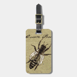 Queen Bee Wildlife Bug Insect Bagagelabel