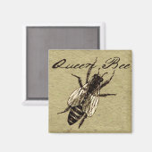 Queen Bee Wildlife Bug Insect Magneet (Voorkant / Achterkant)