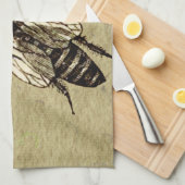 Queen Bee Wildlife Bug Insect Theedoek (Quarter Fold)