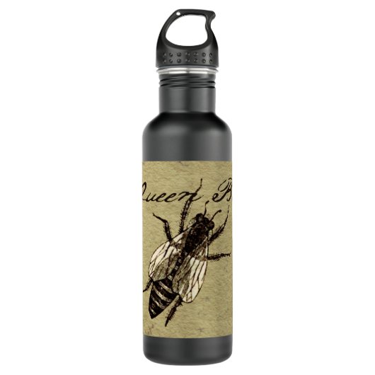 Queen Bee Wildlife Bug Insect Waterfles (Voorkant)