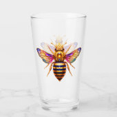 Queen Bee With Crown Glas (Achterkant)