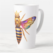 Queen Bee With Crown Latte Mok (Rechterhoek)