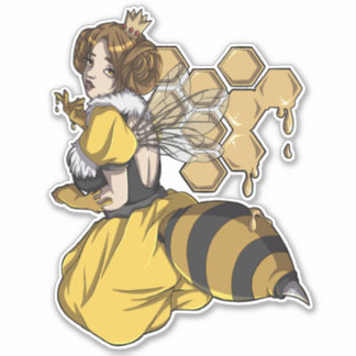 Queen Bee's Honey Sticker