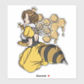 Queen Bee's Honey Sticker (Vel)