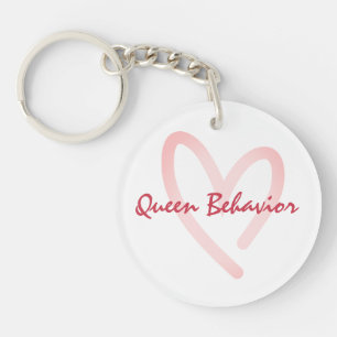 Queen Behavior Trendy Sleutelhanger