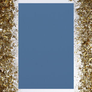 Queen Blue Solid Color Briefpapier
