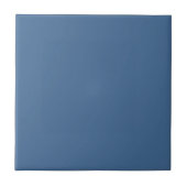 Queen Blue Solid Color Tegeltje (Voorkant)