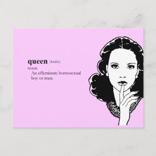 QUEEN BRIEFKAART